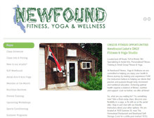 Tablet Screenshot of newfoundfitnessnh.com
